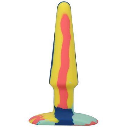 A-Play Groovy Silicone Anal Plug 5" Sunrise | 782421083311 | Available at EroticWarehouse.com