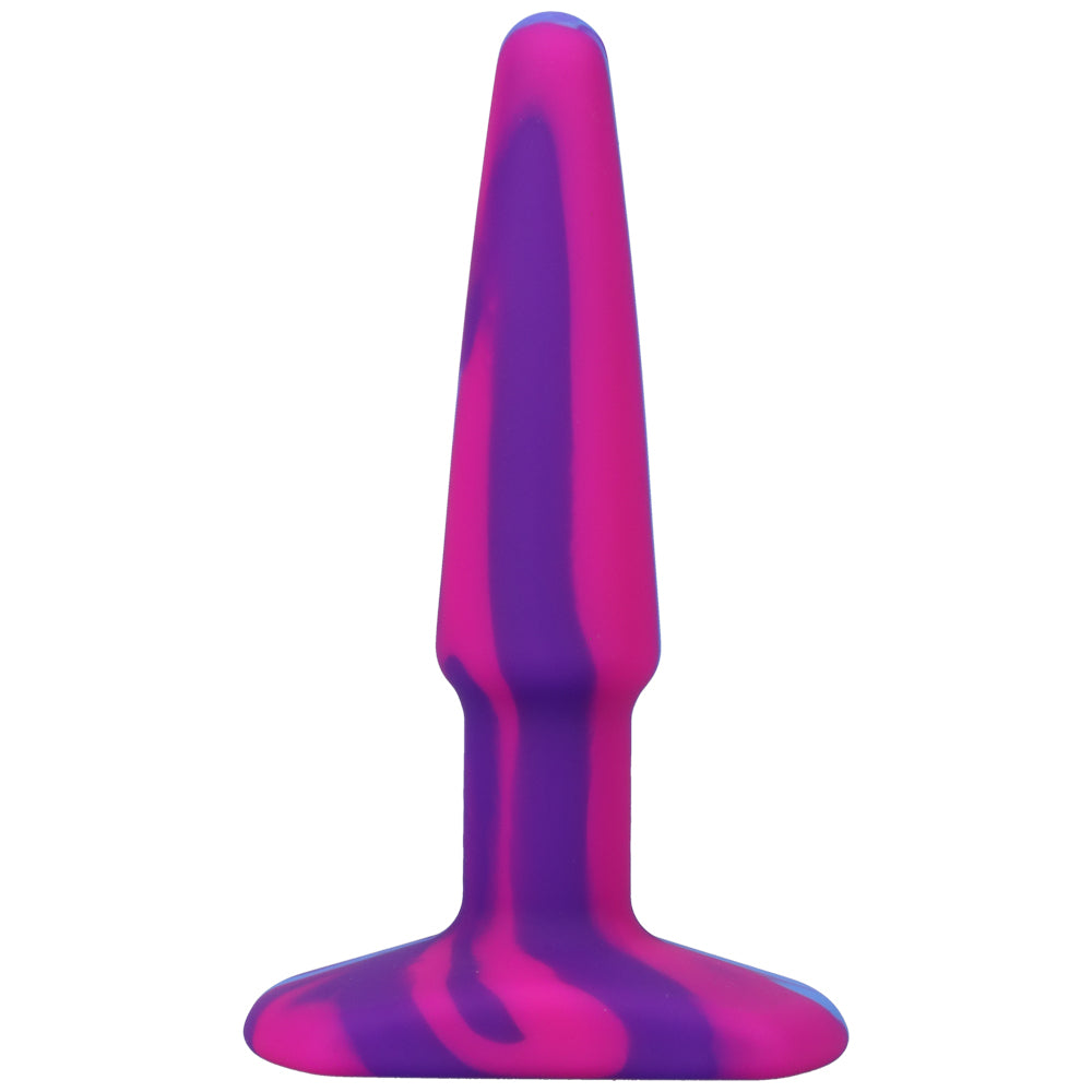 A-Play Groovy Silicone Anal Plug 4" Berry | 782421083328 | Available at EroticWarehouse.com