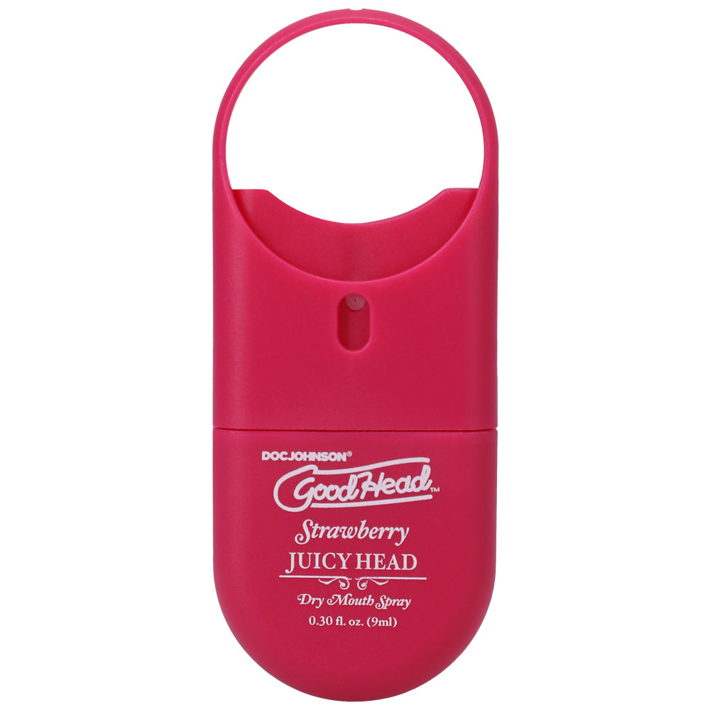 Goodhead Juicy Head Dry Mouth Spray To-Go Strawberry .30 oz. | 782421083830 | Available at EroticWarehouse.com