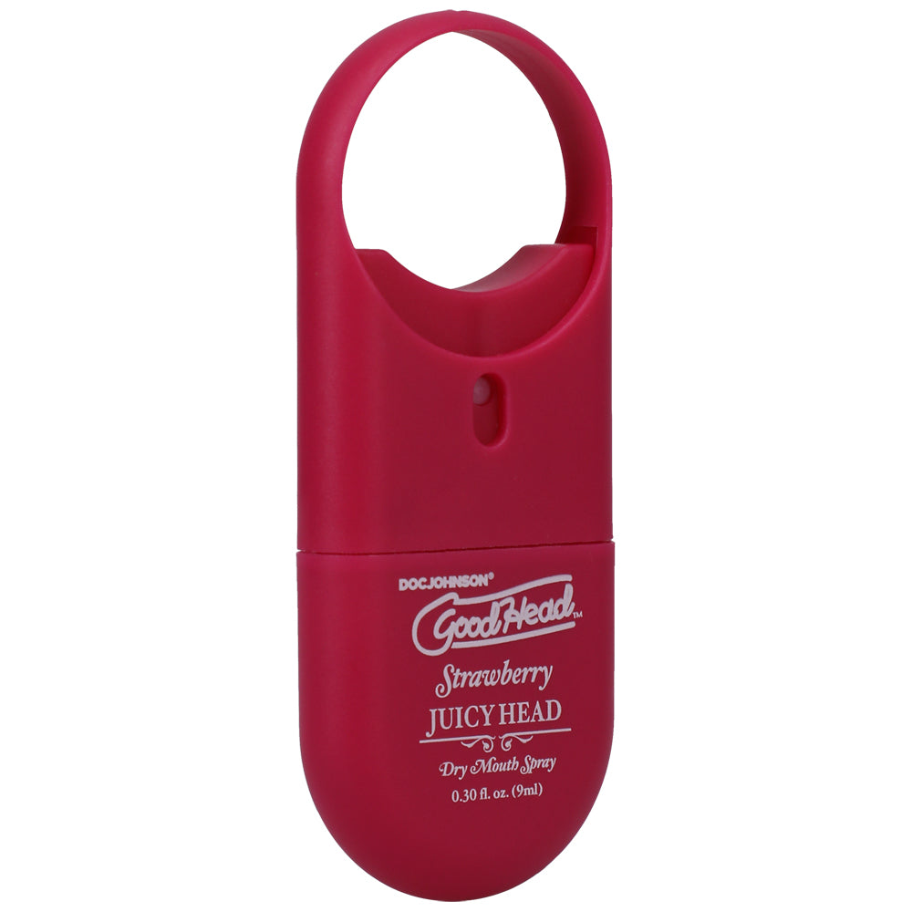 Goodhead Juicy Head Dry Mouth Spray To-Go Strawberry .30 oz. | 782421083830 | Available at EroticWarehouse.com