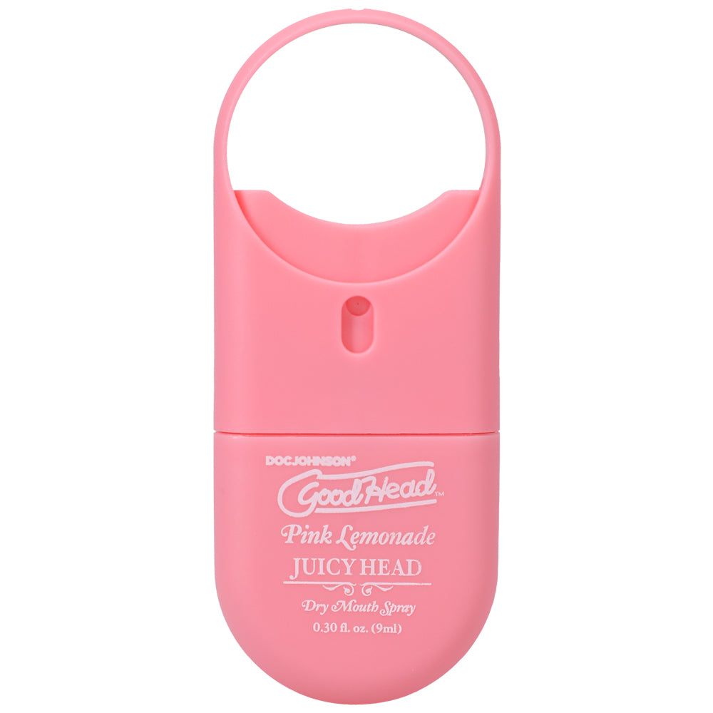 Goodhead Juicy Head Dry Mouth Spray To-Go Pink Lemonade .30 fl oz | 782421083847 | Available at EroticWarehouse.com