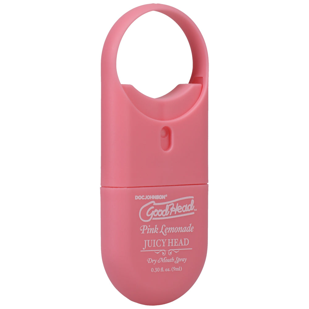 Goodhead Juicy Head Dry Mouth Spray To-Go Pink Lemonade .30 fl oz | 782421083847 | Available at EroticWarehouse.com