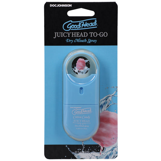 Goodhead Juicy Head Dry Mouth Spray To-Go Cotton Candy .30 oz. | 782421083854 | Available at EroticWarehouse.com