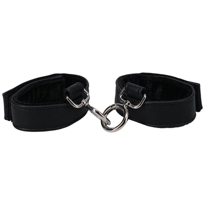 Handcuffs In A Bag Black | 782421084233 | Available at EroticWarehouse.com