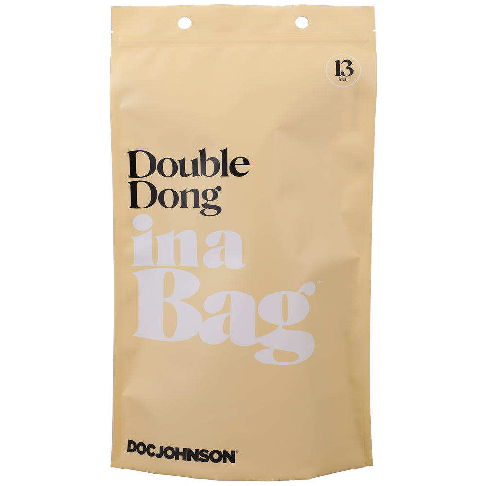 Double Dong In A Bag 13" Clear | 782421084301 | Available at EroticWarehouse.com