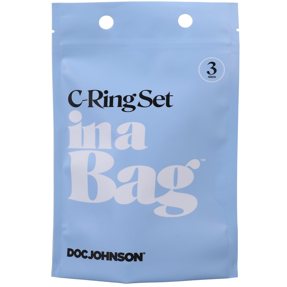 C-Ring Set In A Bag Black | 782421084585 | Available at EroticWarehouse.com