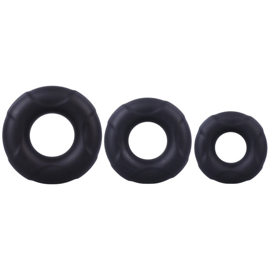 C-Ring Set In A Bag Black | 782421084585 | Available at EroticWarehouse.com