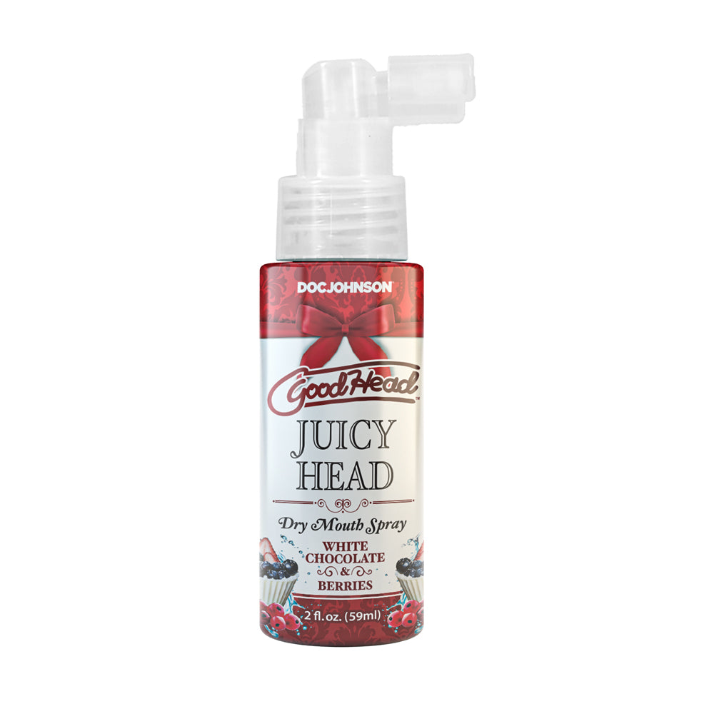 Goodhead Juicy Head Dry Mouth Spray White Chocolate & Berries 2 oz | 782421085421 | Available at EroticWarehouse.com