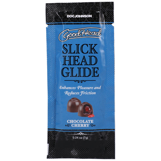 Goodhead Slick Head Glide Chocolate Cherry 48 Pieces 0.24 oz. | 782421085704 | Available at EroticWarehouse.com