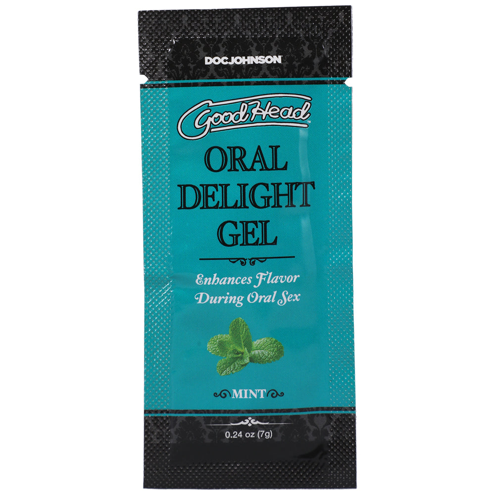 Goodhead Oral Delight Gel Mint 48 Pieces 0.24 oz. | 782421085841 | Available at EroticWarehouse.com