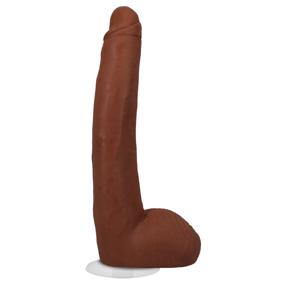 Signature Cocks Alex Jones 11" Ultraskyn Cock With Removable Vac-U-Lock Suction Cup Caramel | 782421086046 | Available at EroticWarehouse.com