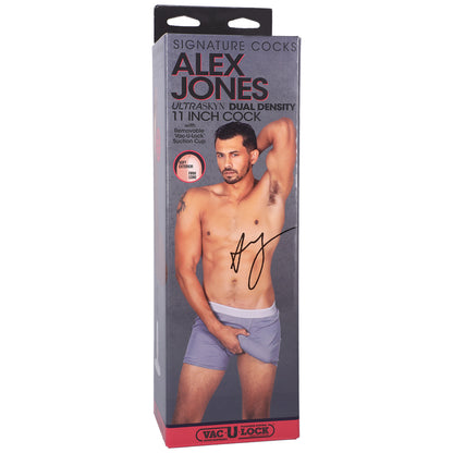 Signature Cocks Alex Jones 11" Ultraskyn Cock With Removable Vac-U-Lock Suction Cup Caramel | 782421086046 | Available at EroticWarehouse.com