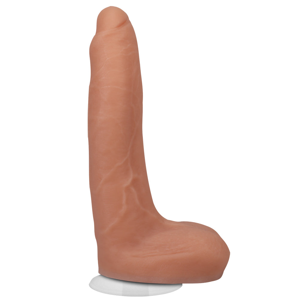 Signature Cocks Owen Gray 9" Silicone Cock With Removable Vac-U-Lock Suction Cup Vanilla | 782421086671 | Available at EroticWarehouse.com
