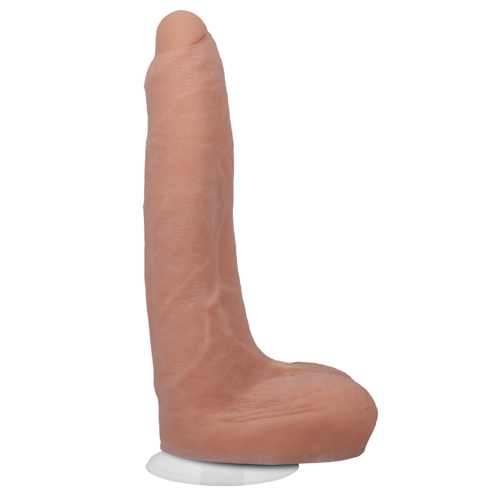 Signature Cocks Owen Gray 9" Ultraskyn Cock With Removable Vac-U-Lock Suction Cup Vanilla | 782421086695 | Available at EroticWarehouse.com