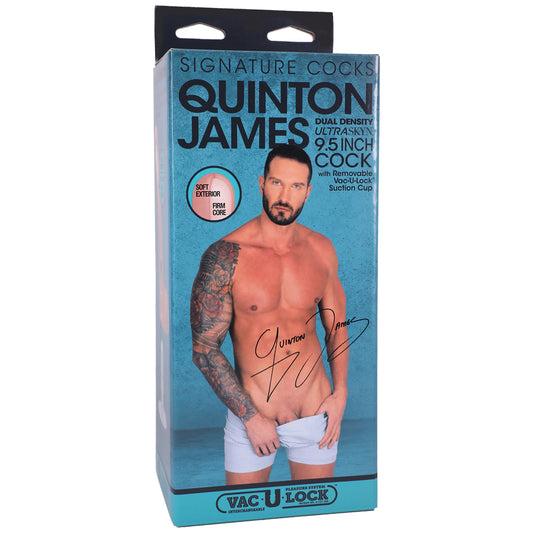 Signature Cocks Quinton James 9.5" Ultraskyn Cock With Removable Vac-U-Lock Suction Cup | 782421086701 | Available at EroticWarehouse.com