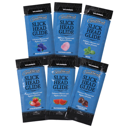 Goodhead Slick Head Glide 6 Pack 0.24 oz. | 782421086763 | Available at EroticWarehouse.com