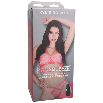 Main Squeeze Kylie Rocket Ultraskyn Stroker Pussy Vanilla | 782421086886 | Available at EroticWarehouse.com