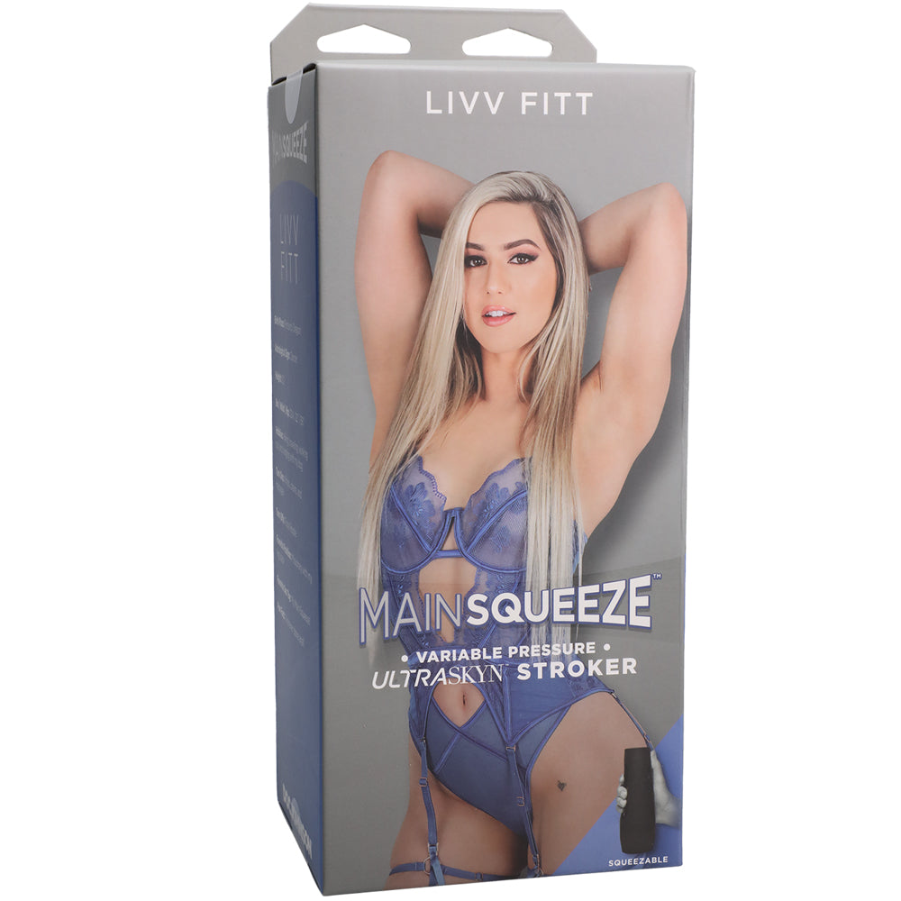 Main Squeeze Livv Fitt Ultraskyn Stroker Pussy Vanilla | 782421086947 | Available at EroticWarehouse.com