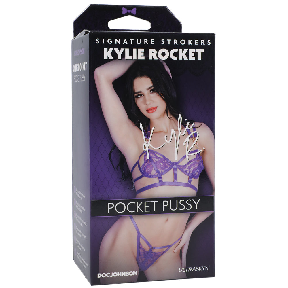Signature Strokers Kylie Rocket Ultraskyn Pocket Pussy Vanilla | 782421086978 | Available at EroticWarehouse.com