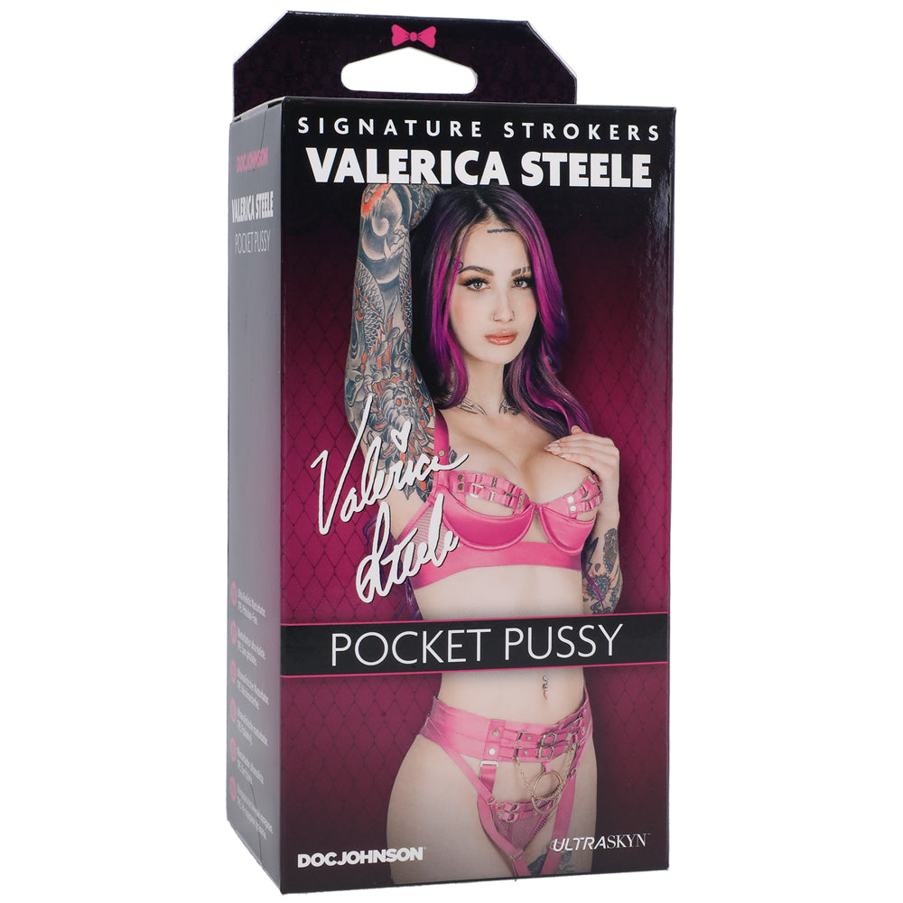 Signature Strokers Valerica Steele Ultraskyn Pocket Pussy Vanilla | 782421087043 | Available at EroticWarehouse.com