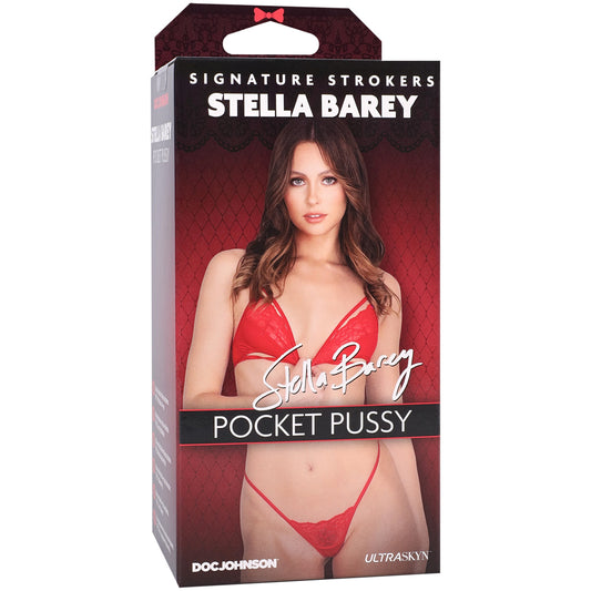 Signature Strokers Stella Barey Ultraskyn Pocket Pussy Vanilla | 782421087128 | Available at EroticWarehouse.com