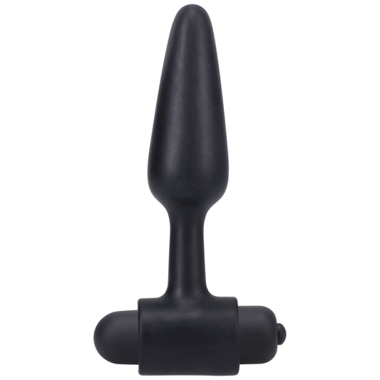 Vibrating Butt Plug In A Bag 4" Black | 782421087579 | Available at EroticWarehouse.com