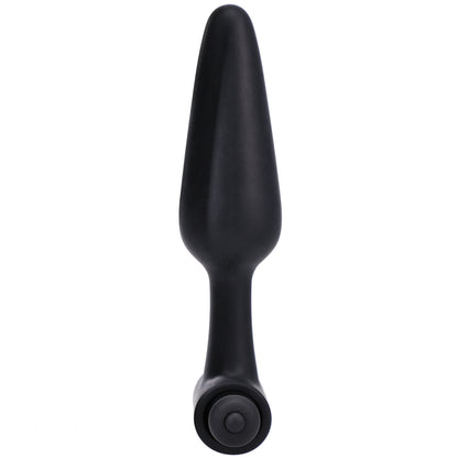 Vibrating Butt Plug In A Bag 5" Black | 782421087586 | Available at EroticWarehouse.com