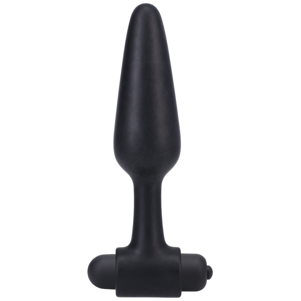 Vibrating Butt Plug In A Bag 5" Black | 782421087586 | Available at EroticWarehouse.com