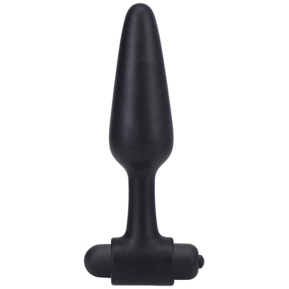 Vibrating Butt Plug In A Bag 5" Black | 782421087586 | Available at EroticWarehouse.com
