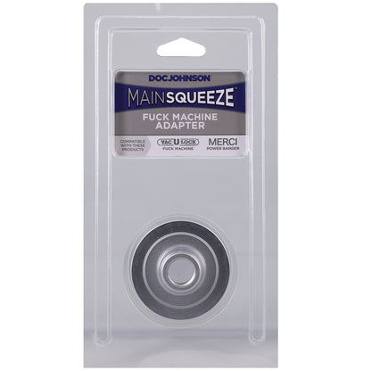 Main Squeeze Fuck Machine Adapter Metal | 782421088088 | Available at EroticWarehouse.com