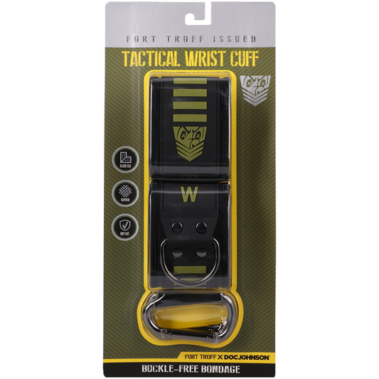 Fort Troff Tactical Wrist Cuffs Black/Green | 782421088149 | Available at EroticWarehouse.com