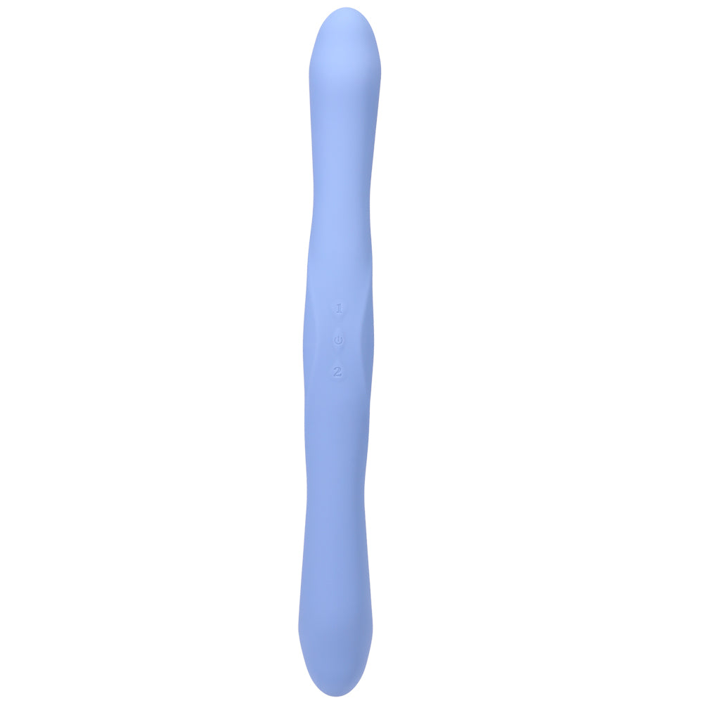 Tryst Duet Double Ended Vibrator With Wireless Remote Periwinkle | 782421088491 | Available at EroticWarehouse.com