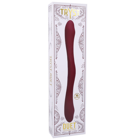 Tryst Duet Double Ended Vibrator With Wireless Remote Berry | 782421088507 | Available at EroticWarehouse.com