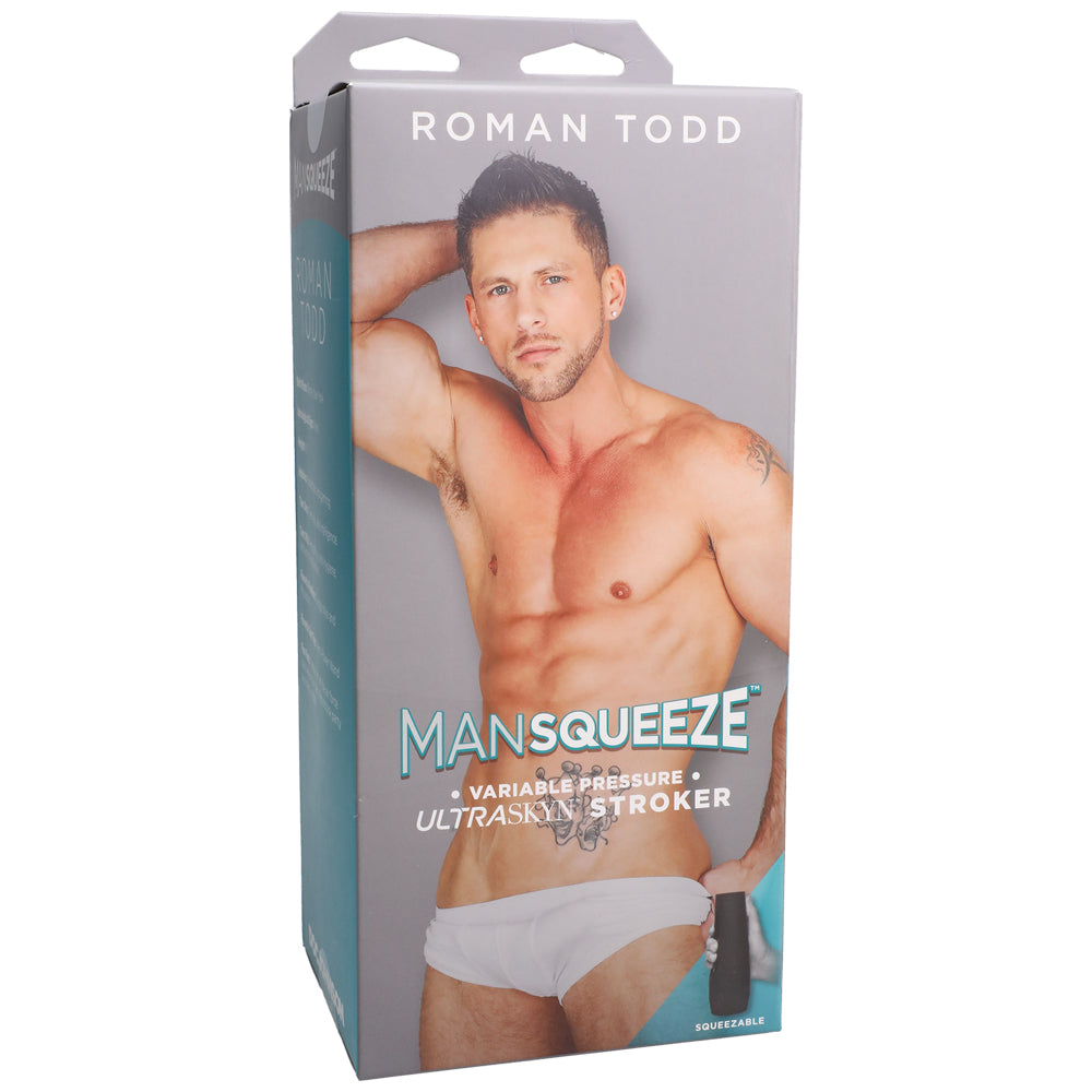 Man Squeeze Roman Todd Ultraskyn Stroker Ass Vanilla | 782421088576 | Available at EroticWarehouse.com