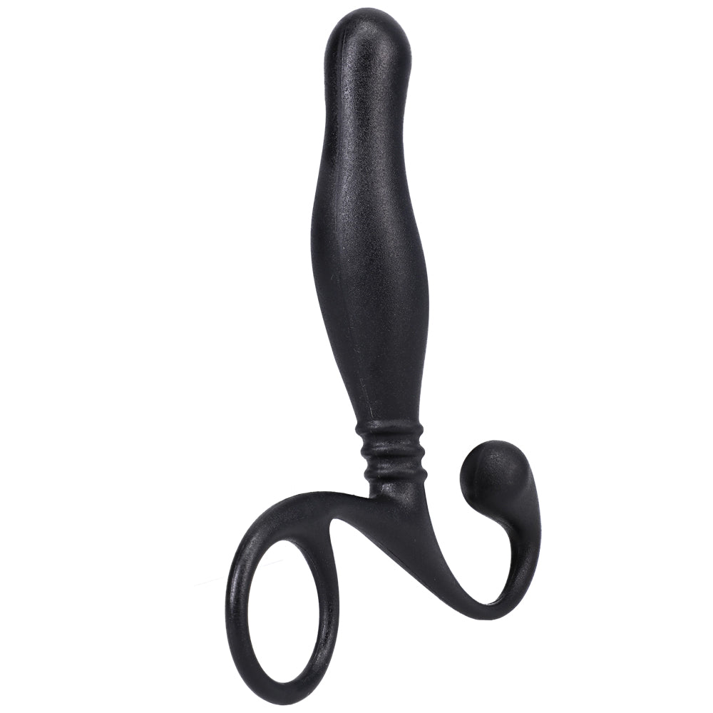 Prostate Massager In A Bag Black | 782421088651 | Available at EroticWarehouse.com