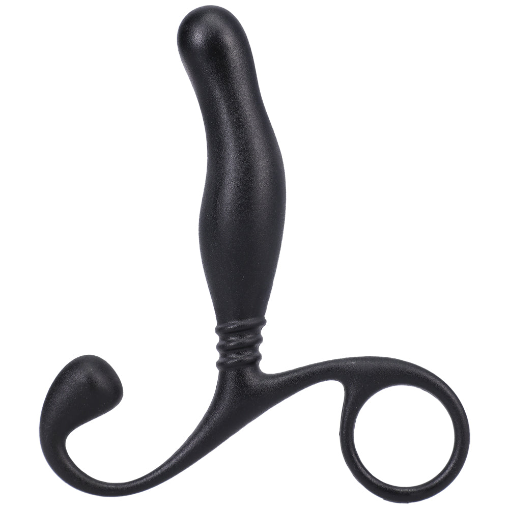 Prostate Massager In A Bag Black | 782421088651 | Available at EroticWarehouse.com