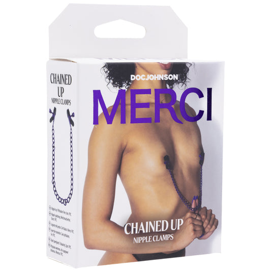 Merci Chained Up Nipple Clamps | 782421088705 | Available at EroticWarehouse.com