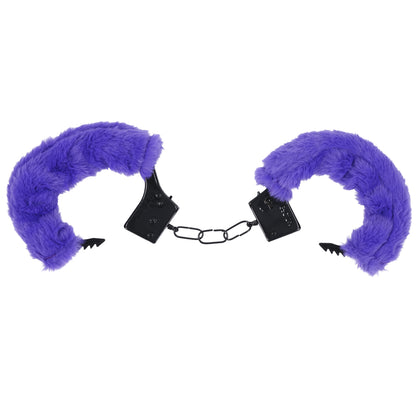 Merci Fluff Cuffs Violet | 782421088729 | Available at EroticWarehouse.com
