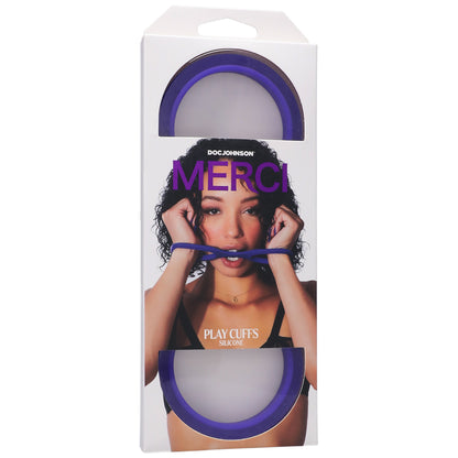 Merci Play Cuffs Violet | 782421089009 | Available at EroticWarehouse.com
