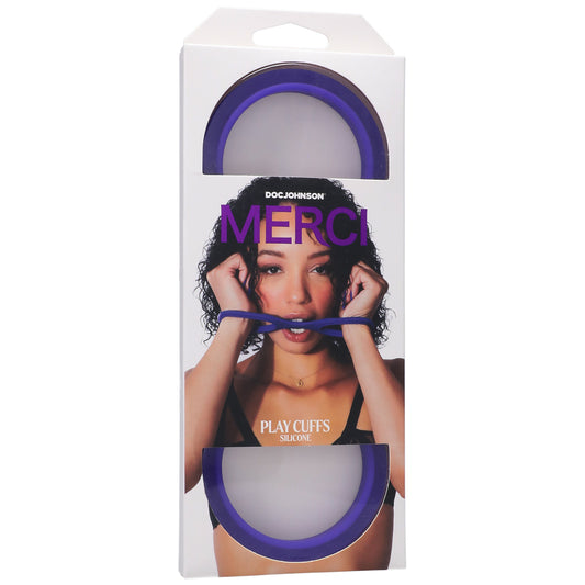 Merci Play Cuffs Violet | 782421089009 | Available at EroticWarehouse.com