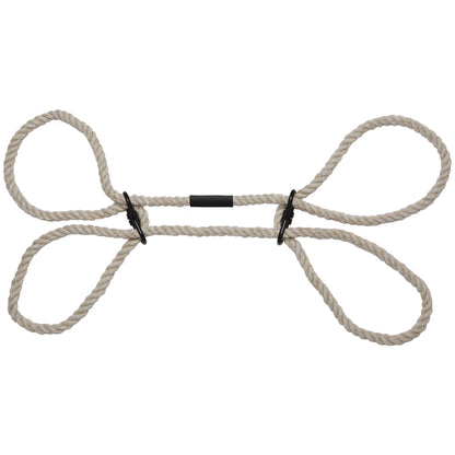 Merci Restrain 6mm Hemp Wrist Or Ankle Cuffs Natural | 782421089443 | Available at EroticWarehouse.com
