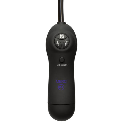 Merci Swell Auto Vibrating Nipple Sucker Cups Black, Violet | 782421089825 | Available at EroticWarehouse.com