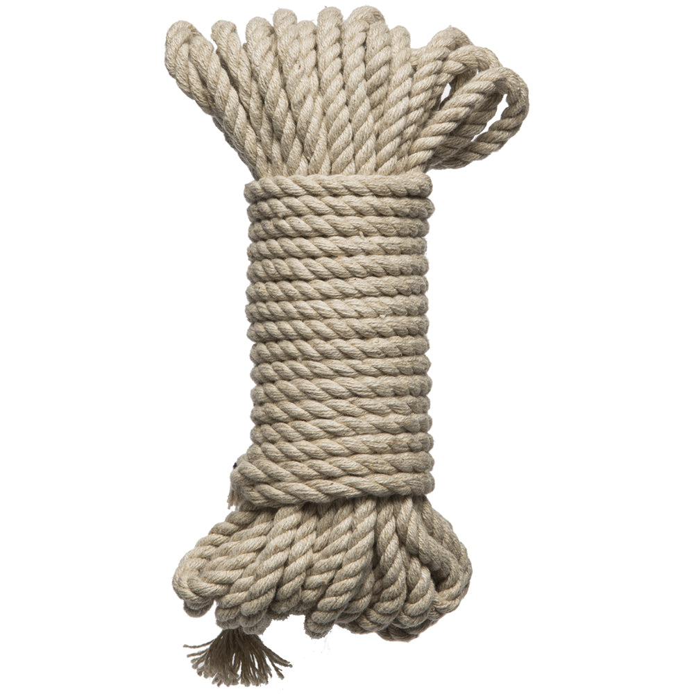 Merci Bind & Tie 6mm Hemp Bondage Rope 30 Feet Natural | 782421089832 | Available at EroticWarehouse.com