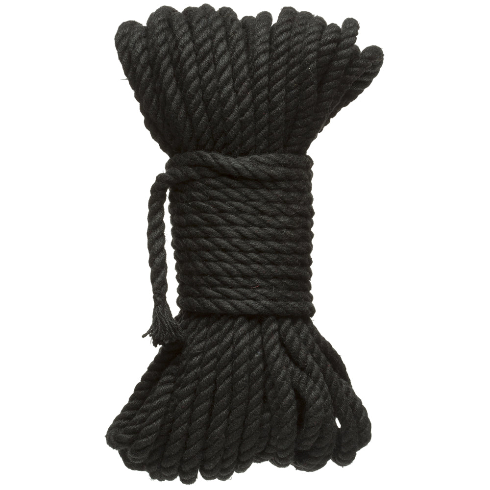 Merci Bind & Tie 6mm Hemp Bondage Rope 50 Feet Black | 782421089863 | Available at EroticWarehouse.com