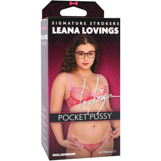 Signature Strokers Leana Lovings Ultraskyn Pocket Pussy Vanilla | 782421090050 | Available at EroticWarehouse.com