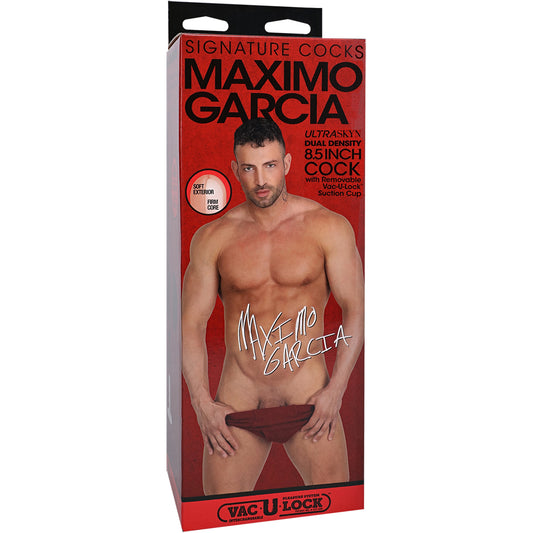 Signature Cocks Maximo Garcia 8.5" Ultraskyn Cock With Removable Vac-U-Lock Suction Cup Vanilla | 782421090104 | Available at EroticWarehouse.com