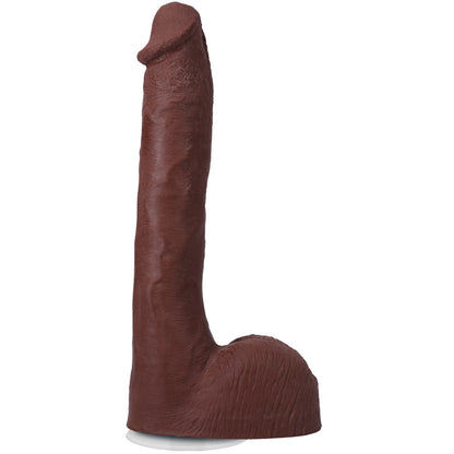 Signature Cocks Pressure 10" Ultraskyn Cock With Removable Vac-U-Lock Suction Cup Chocolate | 782421090128 | Available at EroticWarehouse.com