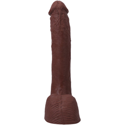 Signature Cocks Pressure 10" Ultraskyn Cock With Removable Vac-U-Lock Suction Cup Chocolate | 782421090128 | Available at EroticWarehouse.com