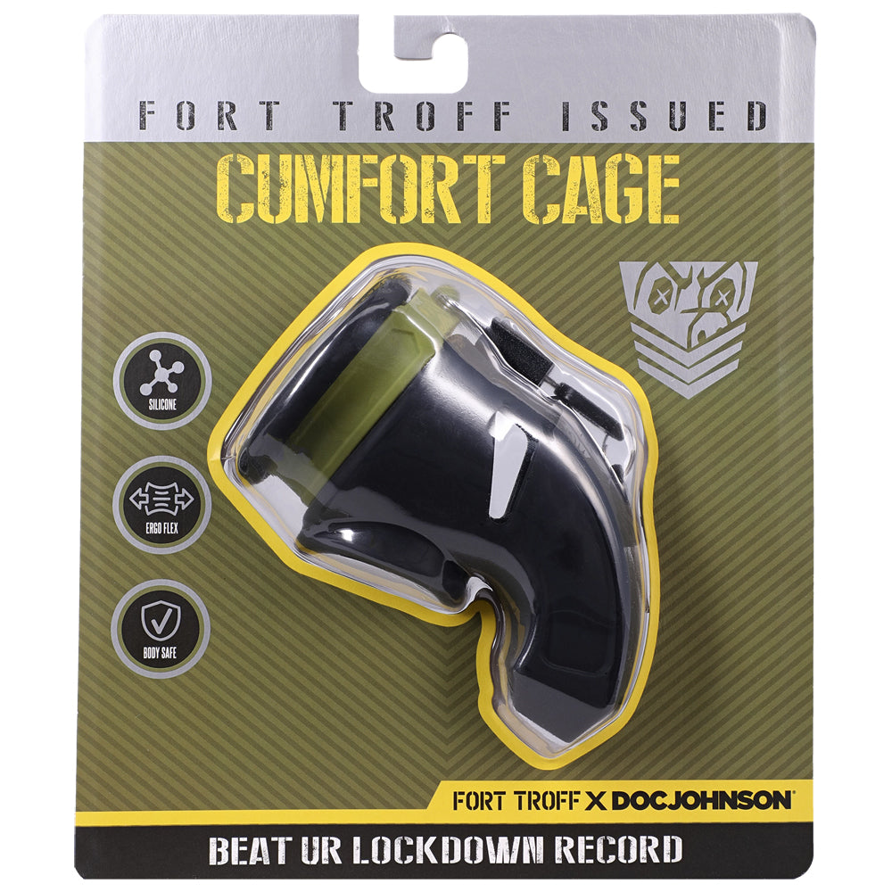 Fort Troff Cumfort Cage Black | 782421090586 | Available at EroticWarehouse.com