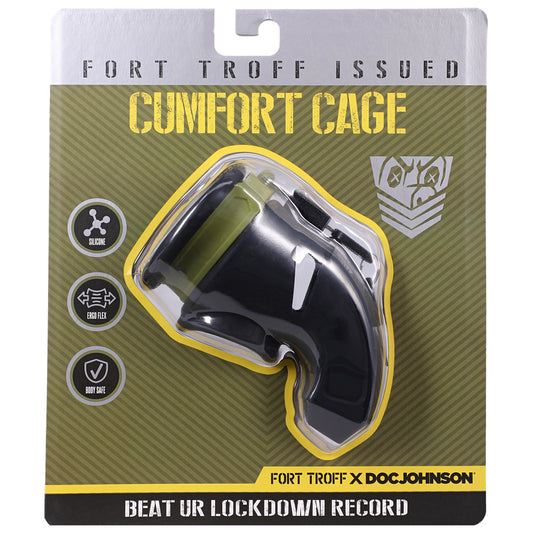 Fort Troff Cumfort Cage Black | 782421090586 | Available at EroticWarehouse.com